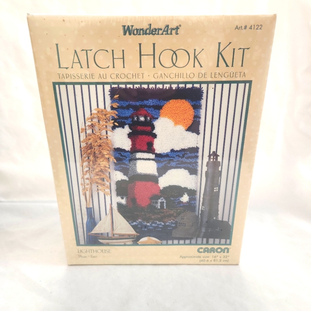 NEW Lighthouse Latch Hook Kit